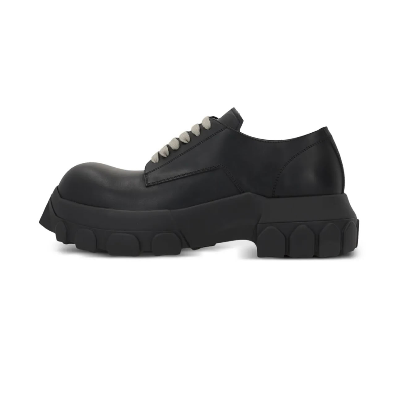 Rick Owens Mega Tractor Derby Shoes Black (1) - www.newkick.vip